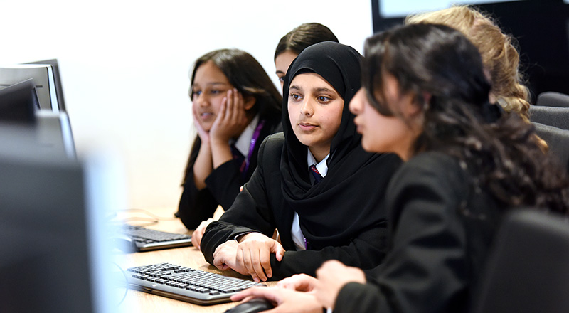 Students taking part in the Hello World Conference