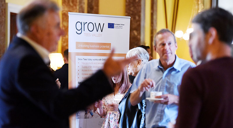 Approximately 50 business and community leaders met at Wynyard Hall to share their experiences of Grow Tees Valley.