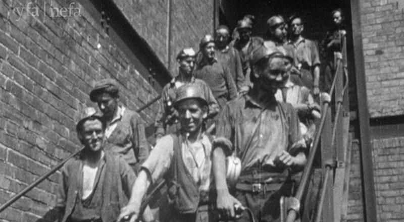 Image copyright Yorkshire and North East Film Archives. Link to Call for curatorial volunteers for film tracing coalmining history.