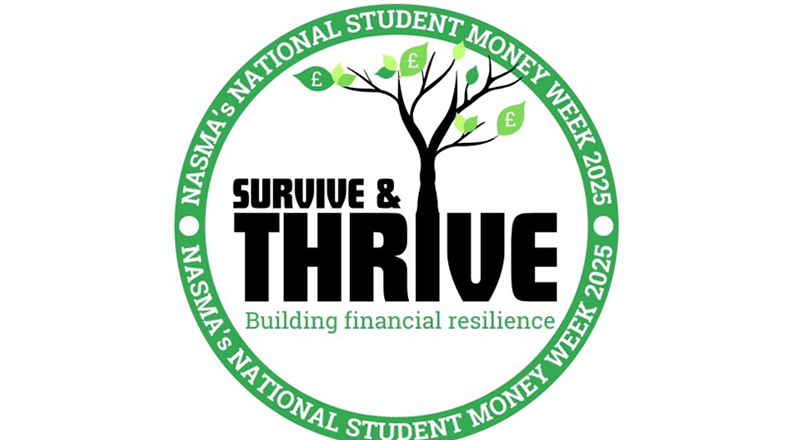 National Student Money Week 2025 - 'Survive and thrive' logo