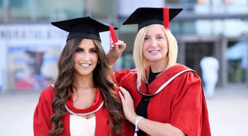 Keeley Eastbury (left) and Michelle Tierney (right). Keeley Eastbury (left) and Michelle Tierney (right). Link to Double graduation celebration for mum and daughter.