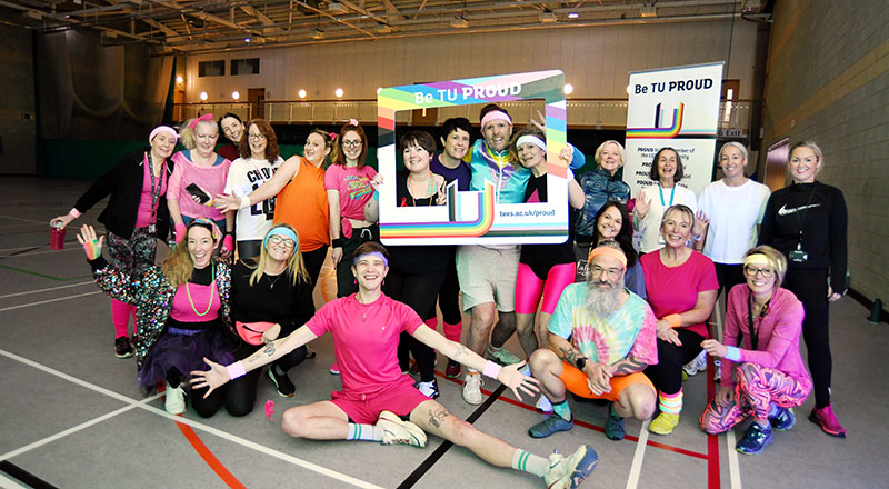 WAD aerobics fundraiser. Link to World Aids Day Fundraiser.