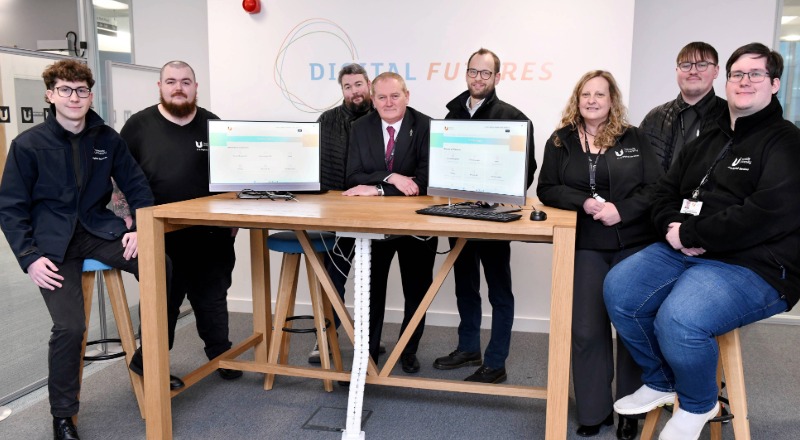 ITDS colleagues with ITDS Director Mike Gettings and ITDS Business Support manager Lisa Jeffries. Link to ITDS colleagues with ITDS Director Mike Gettings and ITDS Business Support manager Lisa Jeffries.