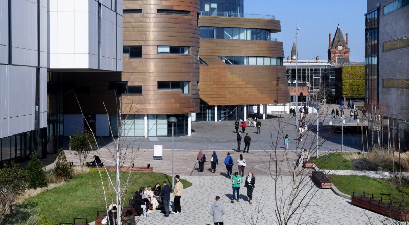 Teesside University campus. Link to Teesside University campus.