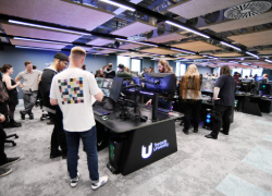 Gaming labs in Teesside University's Digital Life building
