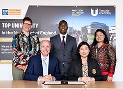 Teesside University academics welcome Thammasat University academics to campus