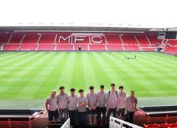 Ten talented student-athletes from Egypt enjoyed a Championship football experience at the University and Middlesbrough Football Club.  