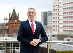 Professor Paul Croney OBE, Vice-Chancellor and Chief Executive of Teesside University, who has announced he will be retiring in August 2026.