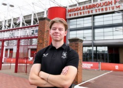 Danny Nicholson at the Riverside Stadium