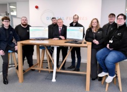 ITDS colleagues with ITDS Director Mike Gettings and ITDS Business Support manager Lisa Jeffries