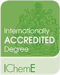 This degree is accredited by the Institution of Chemical Engineers 