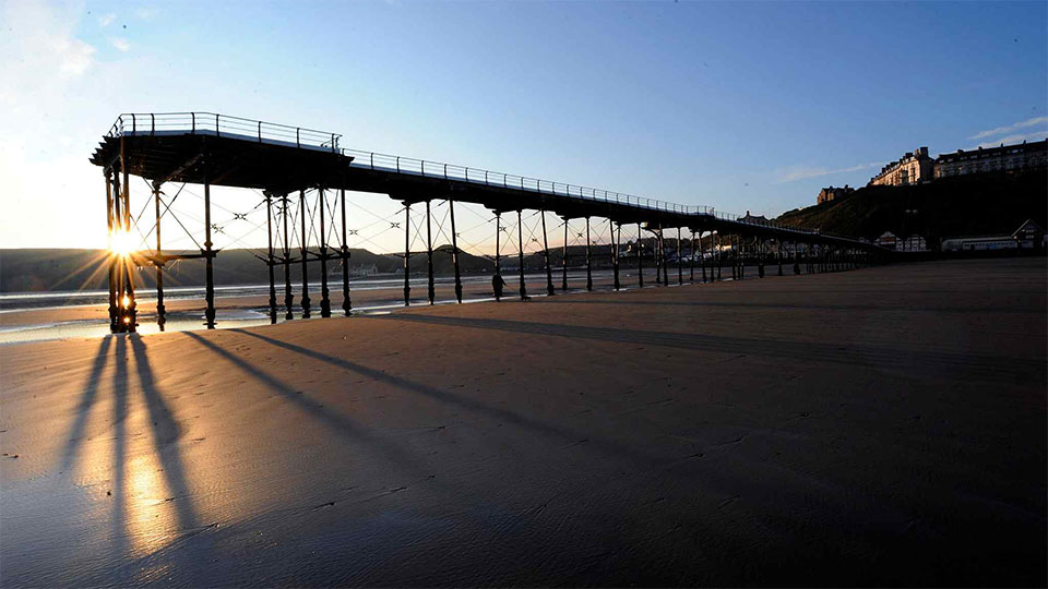 Saltburn beach/pier