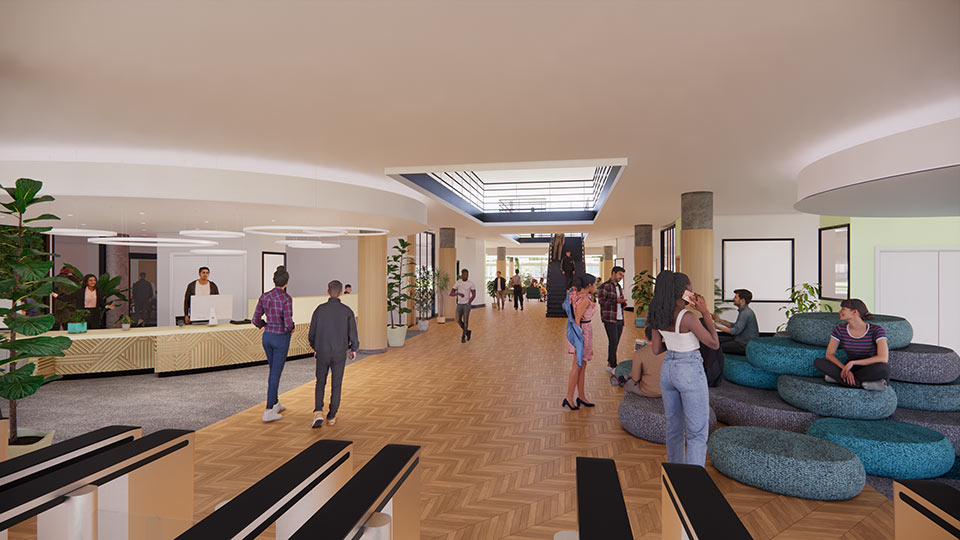 Artist impression of the Library