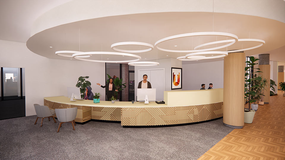 Artist impression of the Library