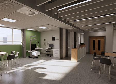 Optometry Clinic artist impression