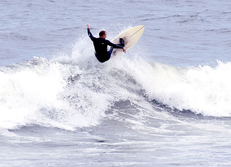 Saltburn surfing