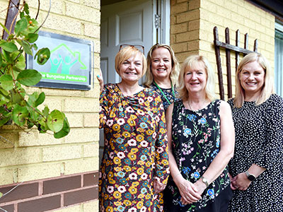 Marie Blythe, Sarah Atkinson, Lynn Tate, and Vikki Armstrong