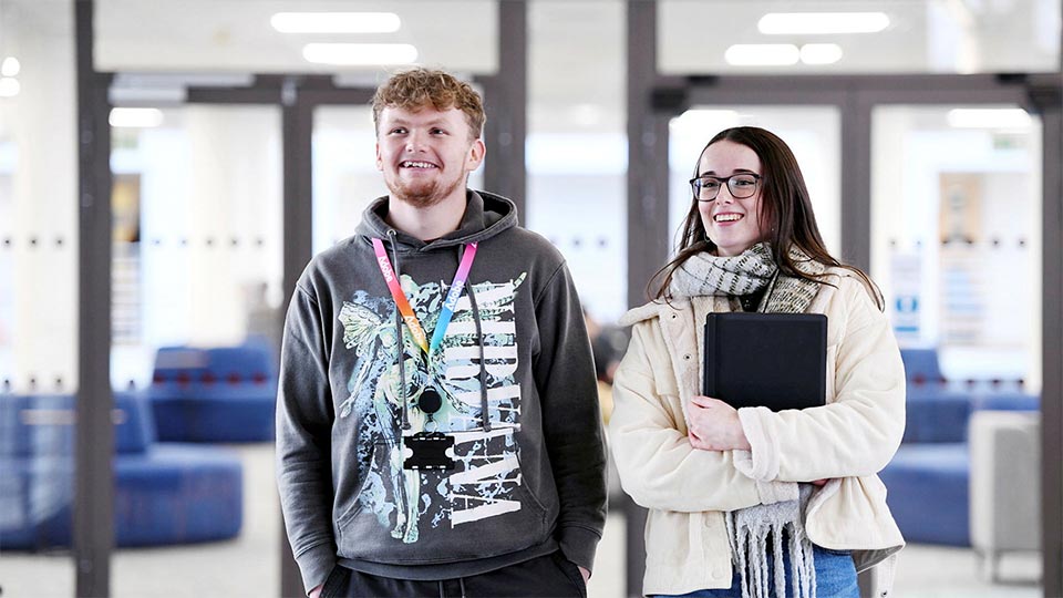 Students on campus