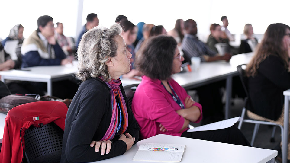 People participating in a supervisor training event.