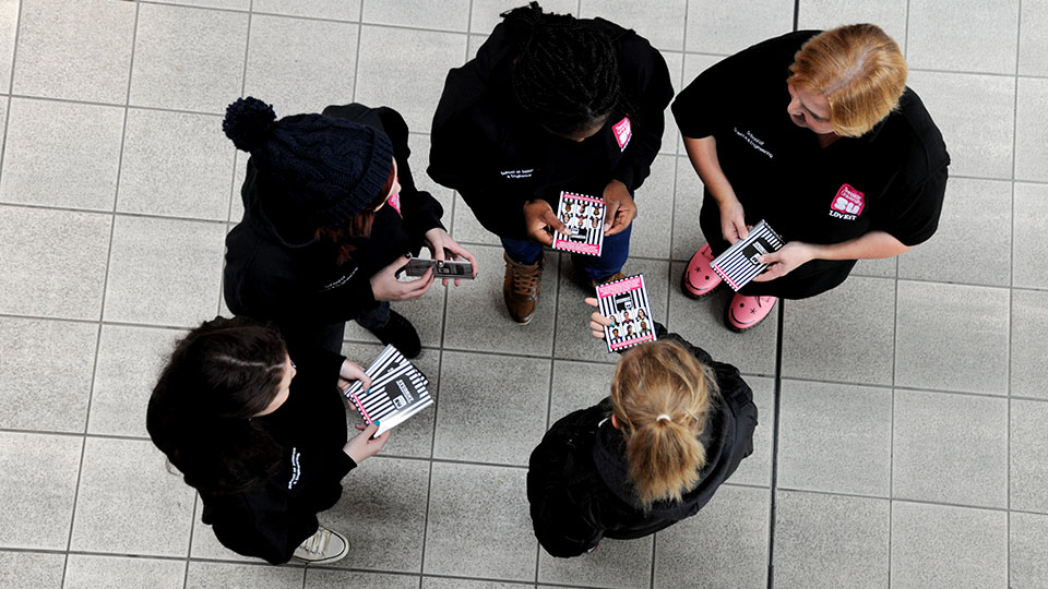 Teesside University representatives