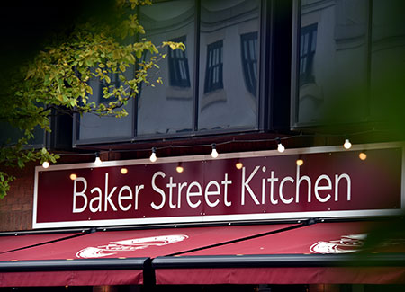 Baker Street Kitchen Sign