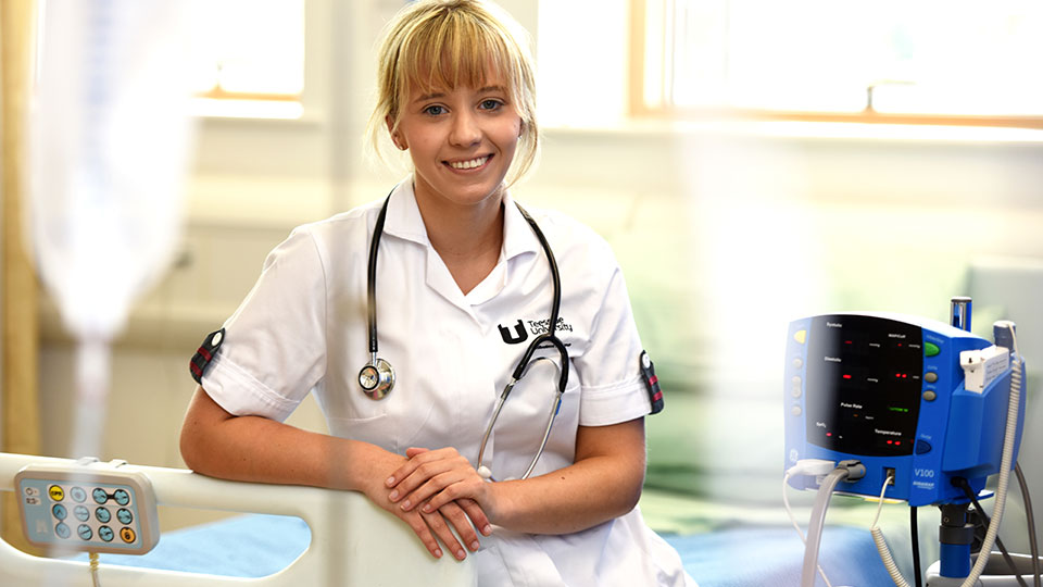 Teesside University student on placement year gaining professional experience