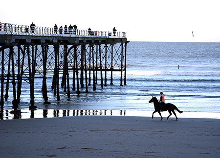 Saltburn beach