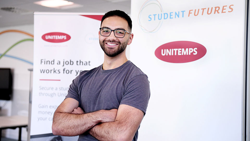 Teesside University campus – Unitemps office and student employment support centre