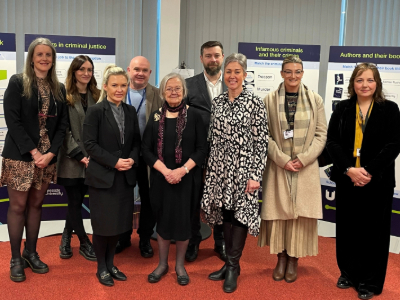 Lady Hale with staff from Teesside University Law School. Link to View the pictures.
