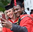 Students celebrating Graduation 2024