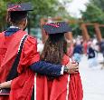 Students celebrating Graduation 2024