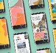 A suite of smartphone app mock-ups