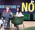 Students at Teesside University London