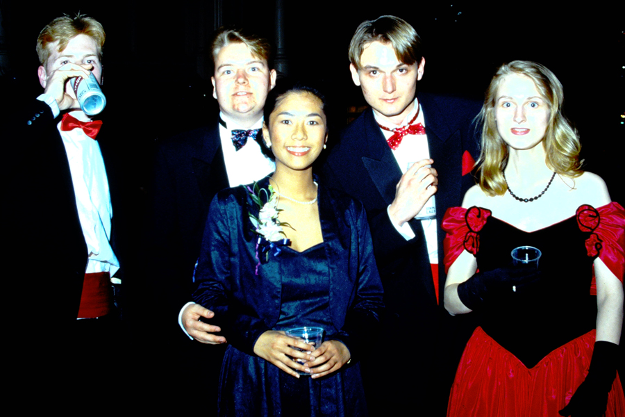 Students in the 90s May Ball