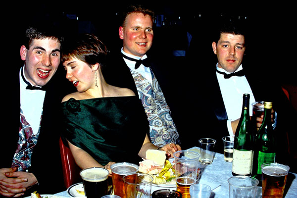 Students in the 90s May Ball