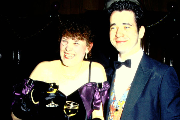 Students in the 90s May Ball