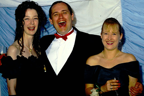 Students in the 90s May Ball