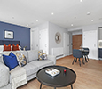  Get Living bedroom with kitchen and living room