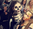 Hallowing dressed students