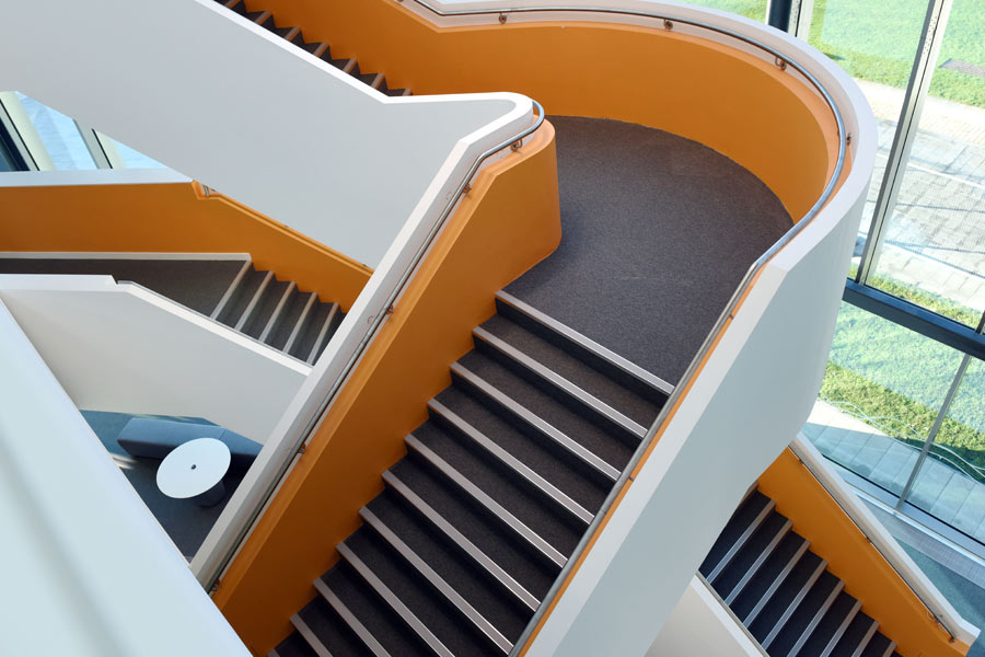 Student Life Building stairs