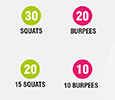 Team Teesside Workouts - AMRAP in 8 mins