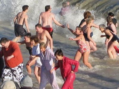 Rachel took the plunge for Papyrus