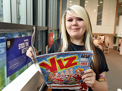 Talented student makes her mark in national comic
