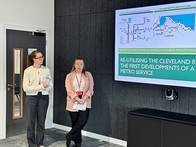 Students taking part in the Darlington Economic Campus Policy Challenge