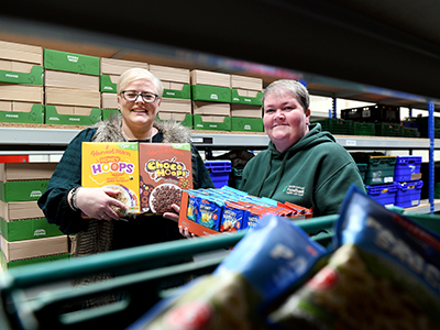 Foodbank welcomes Be the Change support 