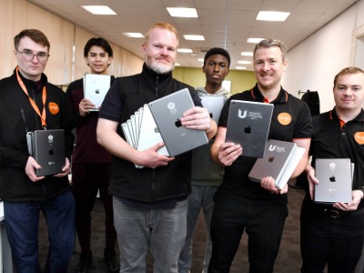 Teesside University donates hundreds of iPads to help bridge digital divide
