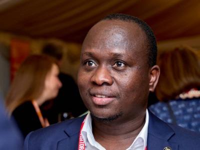 Dr Oluseye Oludoye. Link to Teesside University academic shaping climate policy through prestigious fellowship.