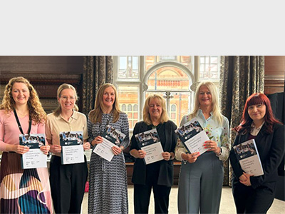 From left to right: Dr Rebecca Hancock of Newcastle University, Dr Jessica Hardisty of the University of Sunderland, Dr Claire Leader of Northumbria University, Dr Erica Clough of Teesside University, Dr Melissa Owens of University of York, Dr Vikki Park, Teesside University. Link to Regional universities unite to launch landmark Northern Interprofessional Education Strategy.