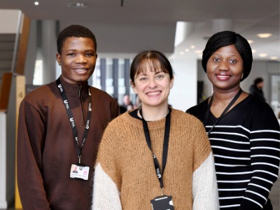 Left to right: Babatunde Samuel Yekinni, Isabel Lozano Hernandez and Efua Sekyiwa Sagoe. Link to Left to right: Babatunde Samuel Yekinni, Isabel Lozano Hernandez and Efua Sekyiwa Sagoe.