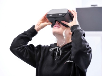 Student using emerging technologies in the classroom. Link to Student using emerging technologies in the classroom.